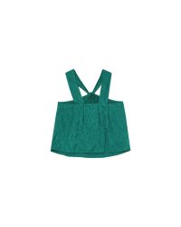 WOVEN TOP ECRU MOSS - Image 7