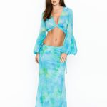 Irena Floral Blue Muslin Top