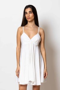 "Bougada" Linen mini camisole dress - Image 2