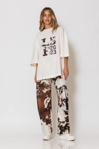 "Tundra" Παντελόνι cargo animal print με τσέπες - Image 6