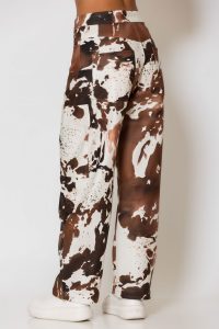 "Tundra" Παντελόνι cargo animal print με τσέπες - Image 3