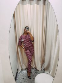 Gold Glow Print Crepe (Set)