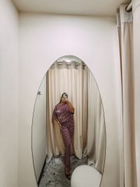 Gold Glow Print Crepe (Set) - Image 2