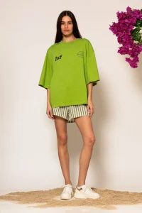 Kamaki Oversized T-shirt με logo - Image 4