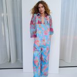 Sunspell light blue denim jumpsuit