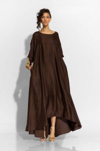 Blaze Μακρύ Oversized Φόρεμα Σατέν