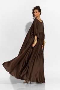 Blaze Μακρύ Oversized Φόρεμα Σατέν - Image 5