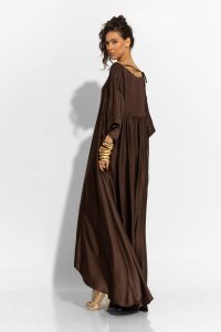 Blaze Μακρύ Oversized Φόρεμα Σατέν - Image 3