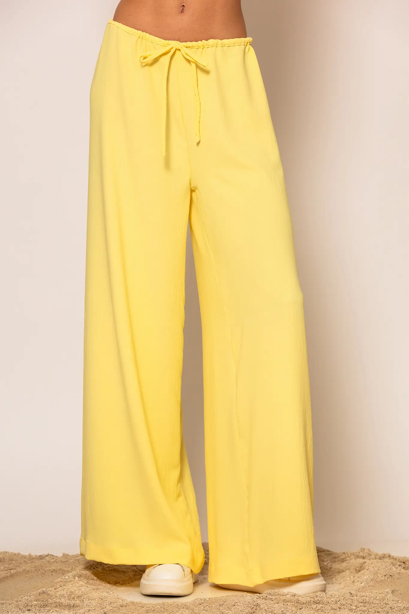 2681001-109-maxi-skirt (9) Theros Φαρδύ Λινό Παντελόνι - Image 1