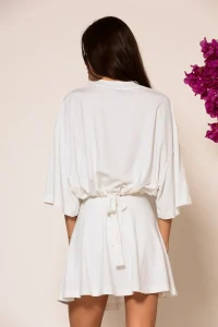 Tsarka Κοντό Τ-shirt με Κέντημα Logo - Image 3