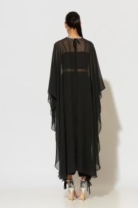 StellaWear Τουνίκ Κάπα από Μουσελίνα Σιφόν με Κρύσταλλα - Image 10