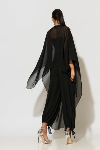 StellaWear Τουνίκ Κάπα από Μουσελίνα Σιφόν με Κρύσταλλα - Image 8